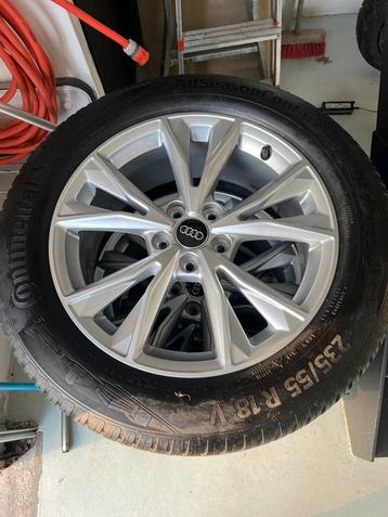 Originele Audi q3 velgen s line 235/55/18 all season  beschikbaar voor biedingen