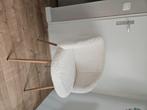Eetkamerstoel, Huis en Inrichting, Stoelen, Ophalen, Teddy stof, Wit, Zo goed als nieuw