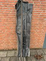 2xshimano karperhengel 2,75 lb in nash knx foudraal 12 ft, Watersport en Boten, Ophalen of Verzenden, Zo goed als nieuw, Werphengel