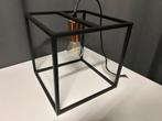 Moderne kubus lamp, Ophalen of Verzenden, Zo goed als nieuw, Metaal, Minder dan 50 cm