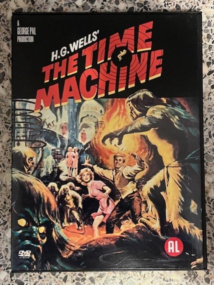 H.G. Wells The Time Machine, Cd's en Dvd's, Dvd's | Klassiekers, Zo goed als nieuw, Actie en Avontuur, 1940 tot 1960, Alle leeftijden
