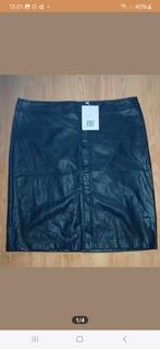 Zwarte Kunstleren Rok - Miss E - Maat 46, Kleding | Dames, Rokken, Zwart, Maat 46/48 (XL) of groter, Nieuw, Ophalen of Verzenden