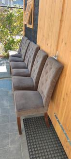 Gratis af te halen, 7 eetkamerstoelen,, Tuin en Terras, Tuinsets en Loungesets, Ophalen, Gebruikt