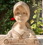 Buste meisje Art Nouveau stijl, Antiek en Kunst, Ophalen of Verzenden