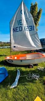 Zeer complete optimist, Watersport en Boten, Minder dan 3 meter, Gebruikt, Minder dan 15 m², Overige typen