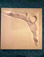 Lego Basisplaat met reliëf maanlandschap grondplaat, Ophalen of Verzenden, Gebruikt, Losse stenen, Lego