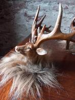 Kerst herten met vacht decomateriaal, Ophalen of Verzenden, Nieuw