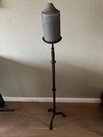 Gietijzeren kandelaar, Huis en Inrichting, Woonaccessoires | Kandelaars en Kaarsen, Ophalen, Zwart, Zo goed als nieuw, Kandelaar