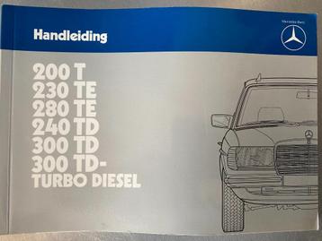 Mercedes 200T - TD - 1982 NEDERLANDS  bestelnr. 6550 5461-07 beschikbaar voor biedingen