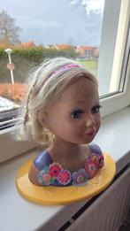 Pop hoofd met haar voor make-up, Ophalen of Verzenden, Gebruikt, Overige typen