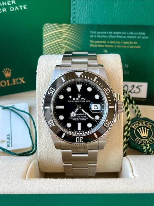 Rolex Submariner Date 126610LN nieuw full set 2025, Sieraden, Tassen en Uiterlijk, Horloges | Heren, Nieuw, Rolex, Staal, Ophalen of Verzenden