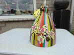 schitterende metalen vintage hanglamp, Huis en Inrichting, Lampen | Hanglampen, Ophalen of Verzenden, Zo goed als nieuw, Metaal