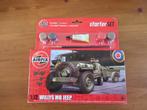 Willys MB Jeep + trailer & howitzer (Airfix 1/72), 1:50 of kleiner, Auto, Nieuw, Ophalen of Verzenden