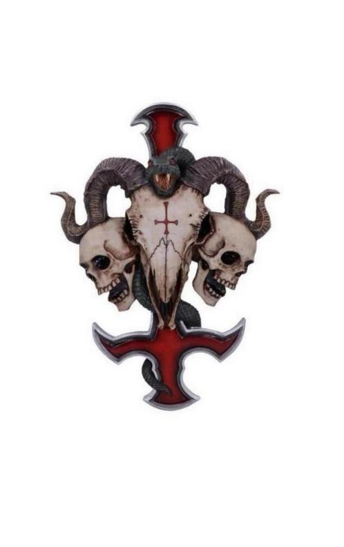 Devils Cross Wall Plaque (JR) 30.5cm, hobby, muurdecoratie,, Hobby en Vrije tijd, Overige Hobby en Vrije tijd, Nieuw, Ophalen of Verzenden