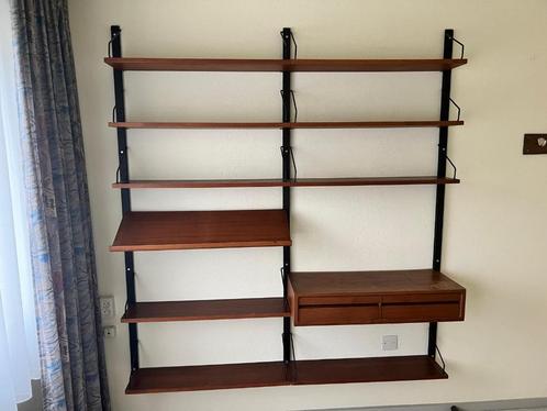 Poul Cadovius / Royal system - Wandmeubel - Teak, Huis en Inrichting, Kasten | Wandmeubels, Zo goed als nieuw, 200 cm of meer