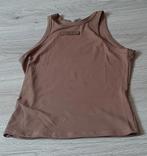 Bruin hempje Unique the Label - Zo goed als nieuw /maat xs, Bruin, Ophalen of Verzenden, Zo goed als nieuw, Zonder mouw