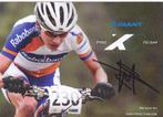 Wielrennen MARIANNE VOS met echte handtekening, Verzamelen, Verzenden, Zo goed als nieuw, Overige sporten, Spelerskaart