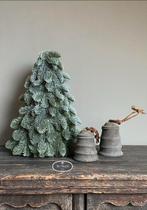 Houten klok L aan touw bel kerst hout stoer sober landelijk, Verzenden, Nieuw