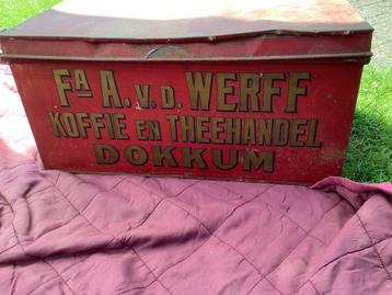 Winkelblik V.D.WERFF KOFFIE EN THEEHANDEL DOKKUM beschikbaar voor biedingen