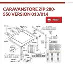 Diverse onderdelen voor Caravanstore zakluifel., Ophalen of Verzenden