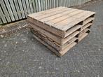 Vier statiegeld pallets van Enci cement, Ophalen