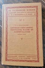 Oud Technisch Schoolboek No. 9 - 1922, Ophalen of Verzenden, Gelezen, Installatietechniek, D.G. Meulenkamp