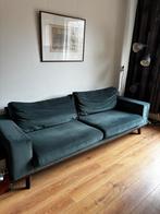 Donkergroene 3-zits bank Torino, Huis en Inrichting, Banken | Bankstellen, Ophalen, Driepersoons, 75 tot 100 cm, Zo goed als nieuw