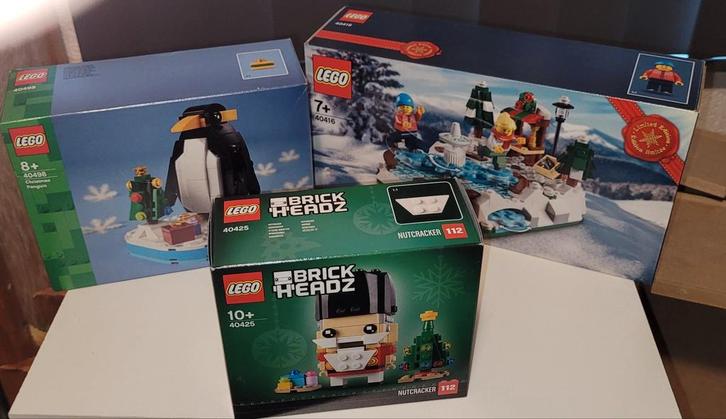 Kerst Lego Sets: 40416, 40498, 40425, Kinderen en Baby's, Speelgoed | Duplo en Lego, Nieuw, Lego, Complete set, Ophalen