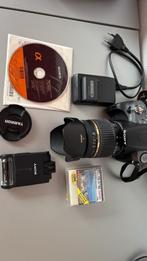 Sony DSLR Alpha A380 incl Tamron 18-250, flitser en tas, Audio, Tv en Foto, Fotocamera's Digitaal, Ophalen, Spiegelreflex, Zo goed als nieuw