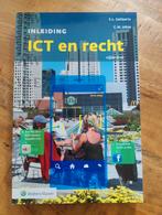 S.L. Gellaerts - Inleiding ICT en recht, S.L. Gellaerts; C.M. Jobse, Sociale wetenschap, Ophalen of Verzenden, Zo goed als nieuw