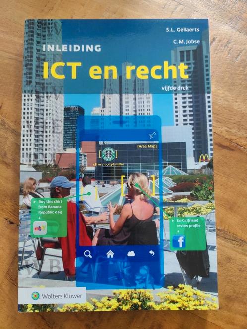 S.L. Gellaerts - Inleiding ICT en recht, Boeken, Wetenschap, Zo goed als nieuw, Sociale wetenschap, Ophalen of Verzenden