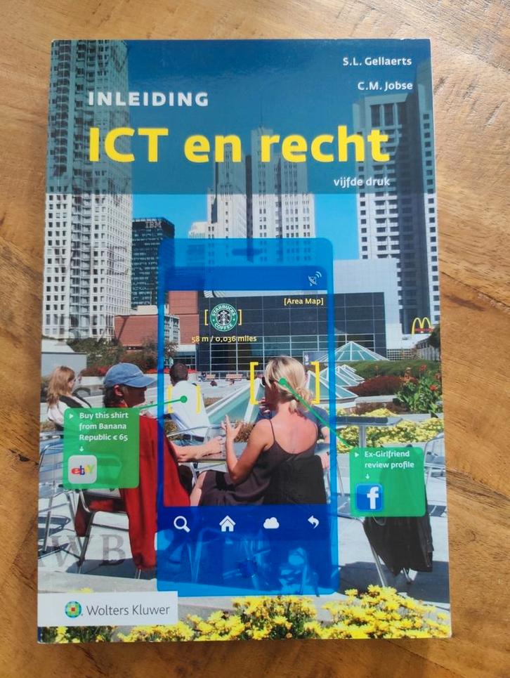 S.L. Gellaerts - Inleiding ICT en recht, Boeken, Wetenschap, Zo goed als nieuw, Sociale wetenschap, Ophalen of Verzenden