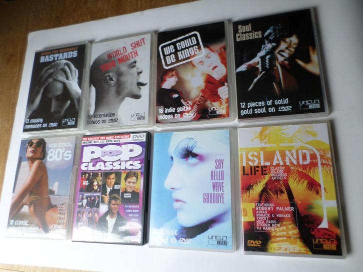 116 Clips, Video's uit de 80's op 8 Nieuwe Verzamel DVD's, Cd's en Dvd's, Dvd's | Muziek en Concerten, Nieuw in verpakking, Muziek en Concerten