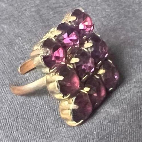 Kimmie Moore Toermalijn ring, Sieraden, Tassen en Uiterlijk, Ringen, Gebruikt, Dame, Goud, Ophalen of Verzenden