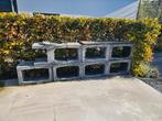 U-Element 40x50x40 Antraciet 15 stuks, Tuin en Terras, Tegels en Klinkers, Ophalen, Gebruikt, Beton, Overige typen