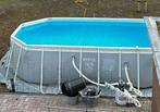 Groot zwembad om heerlijk te verkoelen, Tuin en Terras, Zwembaden, 200 tot 300 cm, Zo goed als nieuw, 400 cm of meer, Rechthoekig