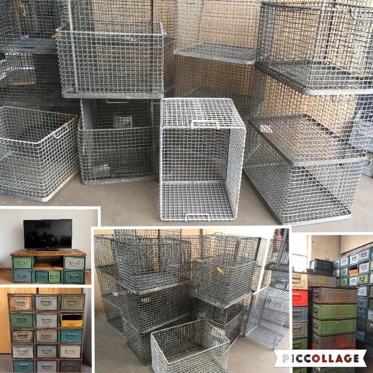 Opbergmanden Houtmanden Manden Stapelbakken Kast, nu € 30!!!, Huis en Inrichting, Woonaccessoires | Schalen en Manden, Nieuw, Rechthoekig