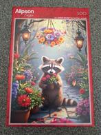 ALIPSON Puzzel - Le Jardin Secret du Raton Laveur - 500 St, Ophalen of Verzenden, 500 t/m 1500 stukjes, Zo goed als nieuw, Legpuzzel