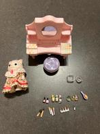 Sylvanian poes met make up tafel, Ophalen of Verzenden, Zo goed als nieuw, Beeldje of Poppetje