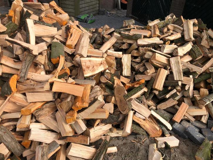 Droge EIK MIX!!, Tuin en Terras, Haardhout, Blokken, Essenhout, 6 m³ of meer, Ophalen