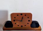 Zeldzaam oud klokje van kunsthars met moderne Herble uurwerk, Ophalen of Verzenden