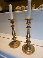 Bronzen kandelaars, Ophalen of Verzenden, Koper of Brons