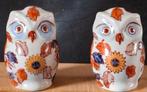 IMARI porselein.  Japan.  Uilenpaar.  Handpainted.  8 cm., Ophalen