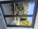 Zwarte aluminium openslaande tuindeuren, Doe-het-zelf en Verbouw, Ophalen, Gebruikt, 120 cm of meer, Buitendeur