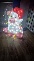 Kerst LED varken acryl buiten, Diversen, Kerst, Ophalen of Verzenden, Zo goed als nieuw