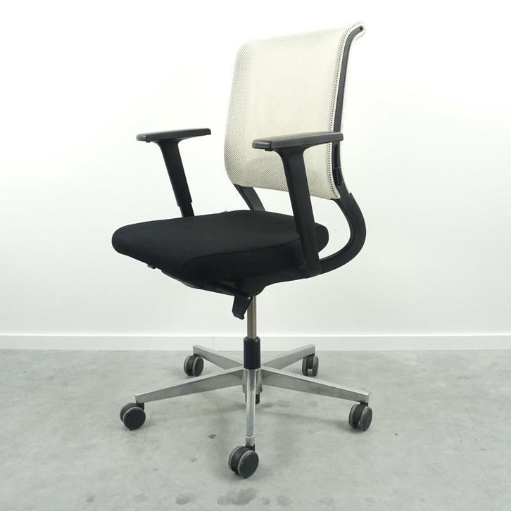 Sedus Netwin Bureaustoel | Zwart | Wit | Netweave, Huis en Inrichting, Bureaustoelen, Gebruikt, Bureaustoel, Zwart, Ergonomisch