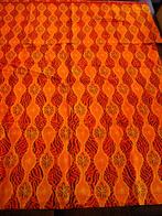 lap stof African Textiles Holland 1,18 x 1,84 meter, Hobby en Vrije tijd, Stoffen en Lappen, Oranje, 30 tot 120 cm, 30 tot 200 cm
