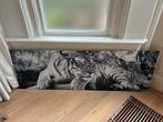 Prachtige Print - Tijger - 155x52cm licht beschadigd, Ophalen, Gebruikt, Print, 50 tot 75 cm