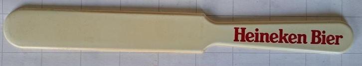 Heineken Afschuimer creme/wit plastic, Verzamelen, Biermerken, Gebruikt, Overige typen, Heineken, Ophalen of Verzenden