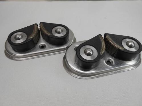 Schootklemmen, Touwklemmen, 12 - 14 mm, schuine voetplaat, Watersport en Boten, Accessoires en Onderhoud, Gebruikt, Overige typen